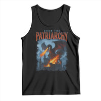 Vintage 90s Feminism Dragon Tank Top Burn the Patriarchy - Wonder Print Shop