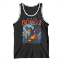 Vintage 90s Feminism Dragon Tank Top Burn the Patriarchy - Wonder Print Shop