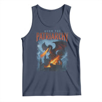 Vintage 90s Feminism Dragon Tank Top Burn the Patriarchy - Wonder Print Shop