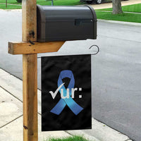 Colon Cancer Awareness Garden Flag Blue Ribbon Colonoscopy Colorectal
