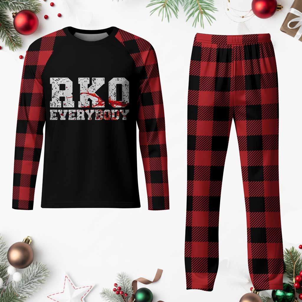 RKO Everybody Blood Plaid Pajama Set