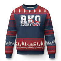 RKO Everybody Blood Ugly Christmas Sweater
