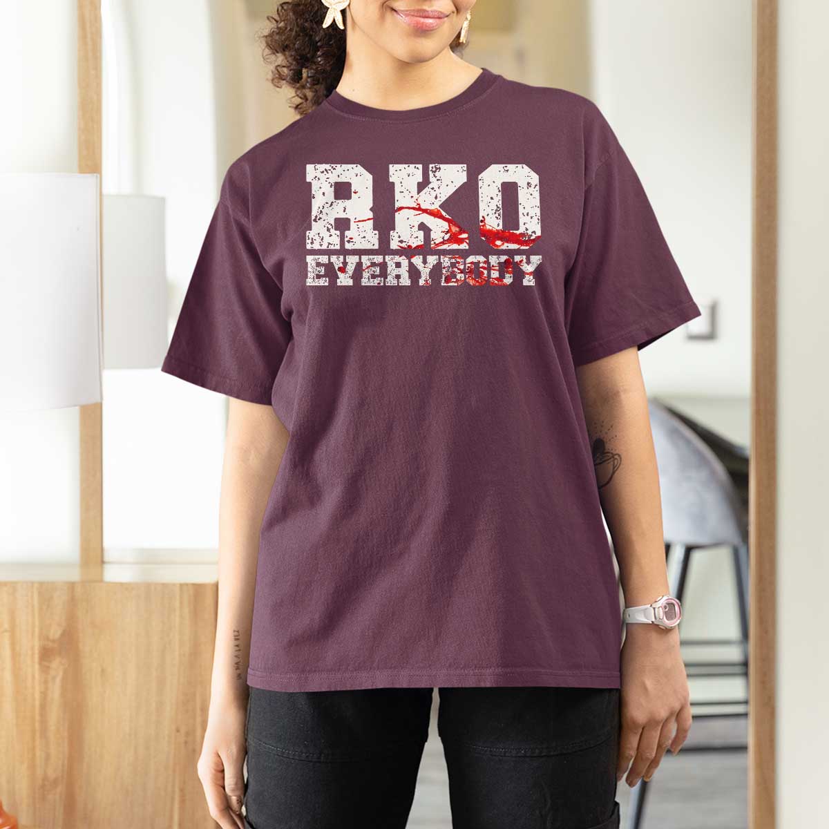RKO Everybody Blood T Shirt For Women