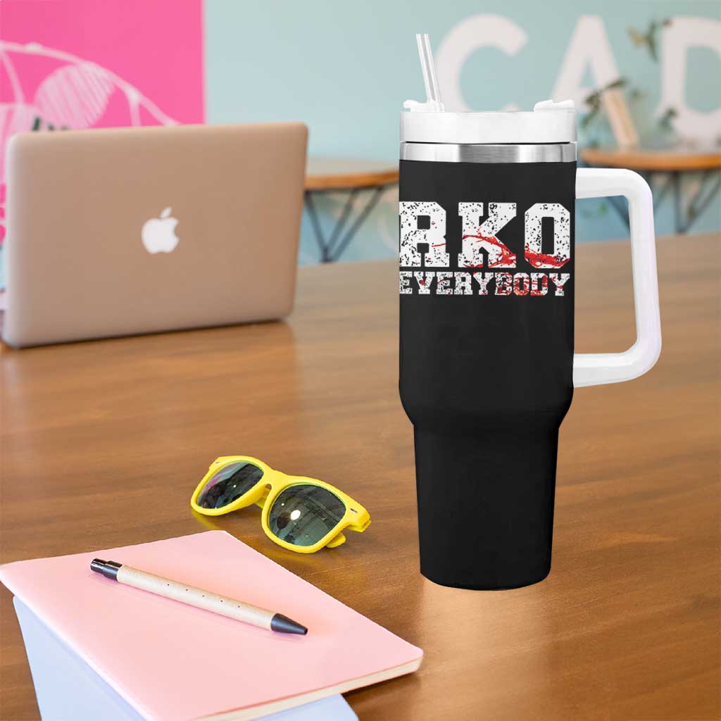 RKO Everybody Blood Tumbler With Handle