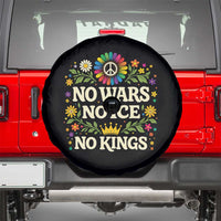 No Wars No ICE No Kings Spare Tire Cover Floral Resist Anti War Protest