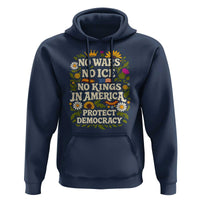 No Wars No ICE No Kings Hoodie Floral Resist No Kings In America Protest