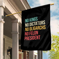 No Kings Garden Flag Retro Resistance