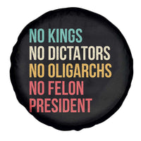 No Kings Spare Tire Cover Retro Resistance