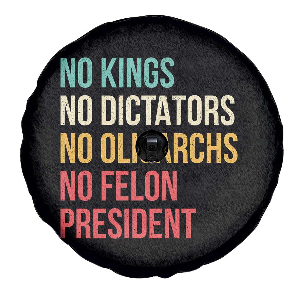 No Kings Spare Tire Cover Retro Resistance
