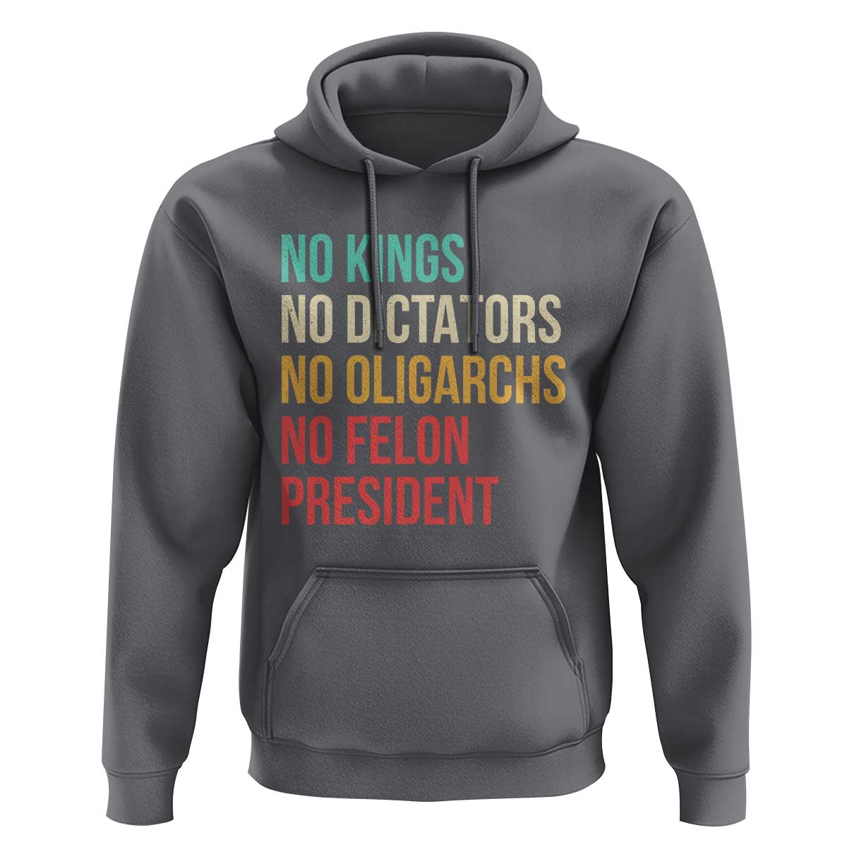 No Kings Hoodie Retro Resistance