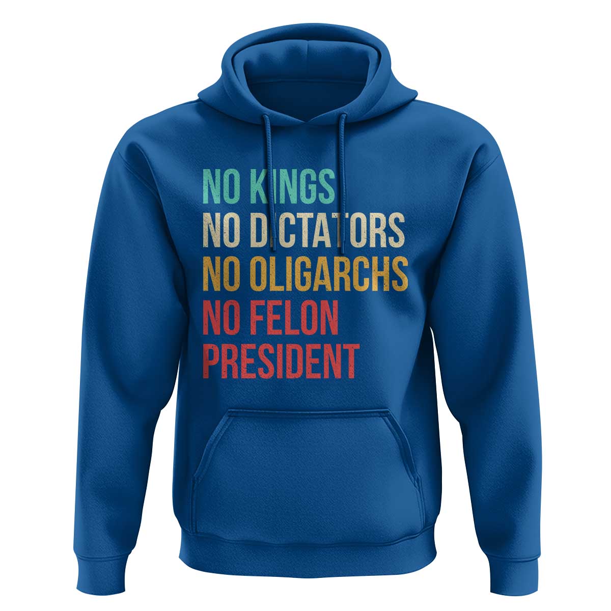 No Kings Hoodie Retro Resistance