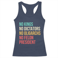 No Kings Racerback Tank Top Retro Resistance