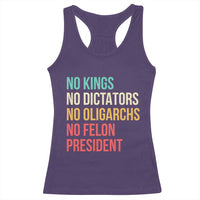 No Kings Racerback Tank Top Retro Resistance