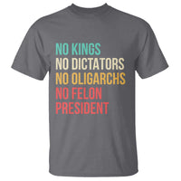 No Kings T Shirt Retro Resistance