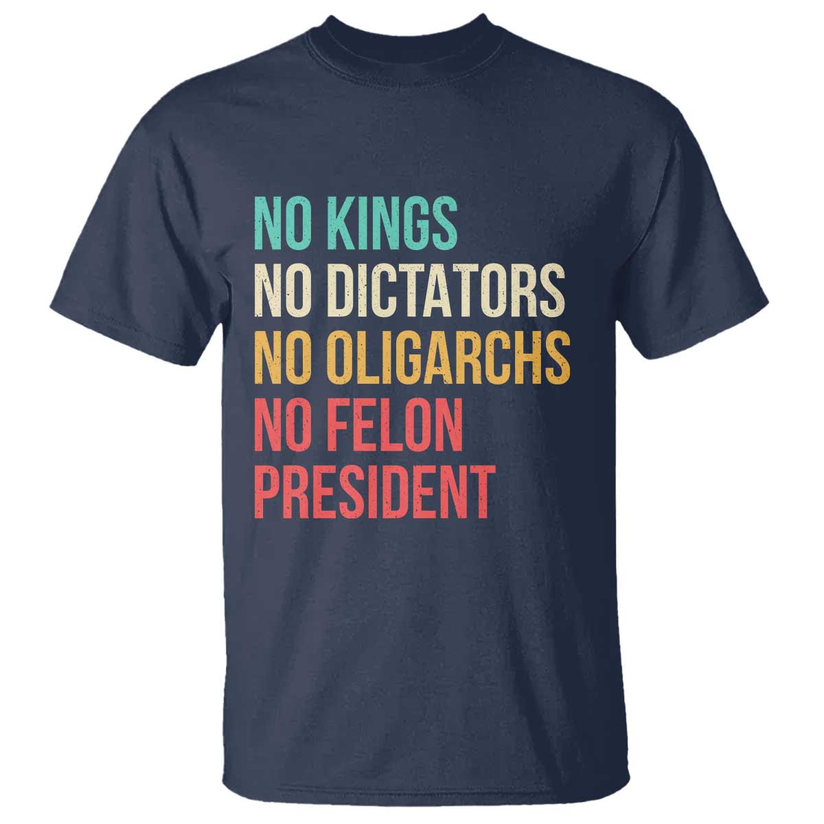 No Kings T Shirt Retro Resistance