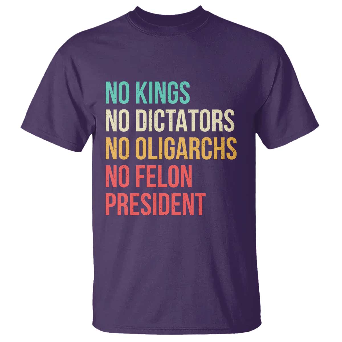 No Kings T Shirt Retro Resistance