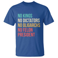 No Kings T Shirt Retro Resistance