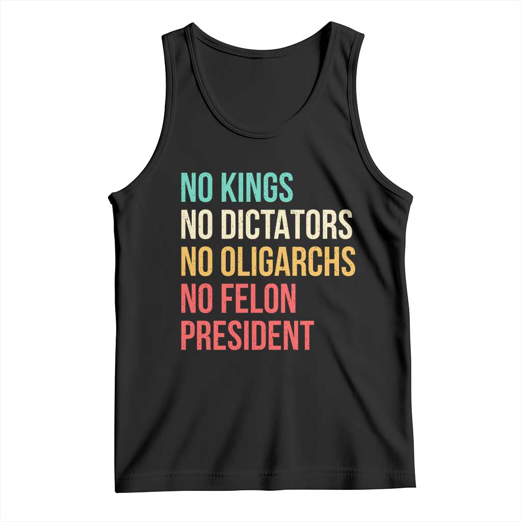 No Kings Tank Top Retro Resistance