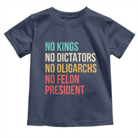 No Kings Toddler T Shirt Retro Resistance