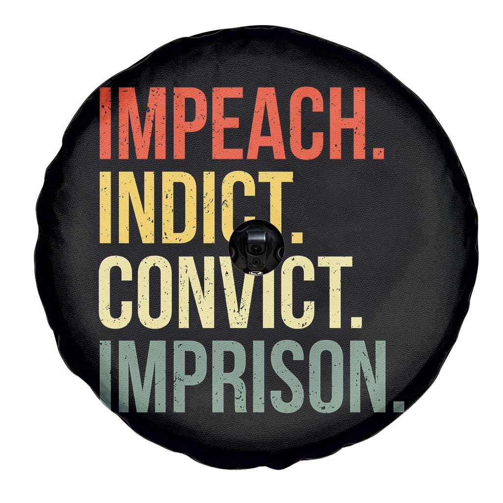 Impeach Indict Convict Imprison Spare Tire Cover Subtle FDT