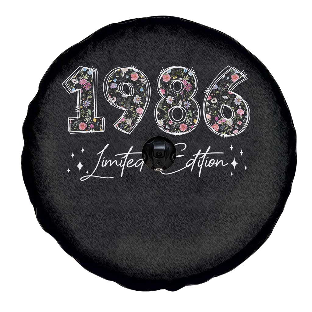 40th Birthday Spare Tire Cover Floral 1986 40 Year Old Birthday Gifts For Women