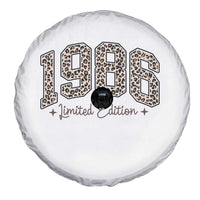 1986 Retro Birthday Spare Tire Cover 40 Year Old Leopard 40th Birthday Gifts For Women