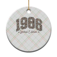 1986 Retro Birthday Ceramic Ornament 40 Year Old Leopard 40th Birthday Gifts For Women