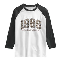 1986 Retro Birthday Raglan Shirt 40 Year Old Leopard 40th Birthday Gifts For Women