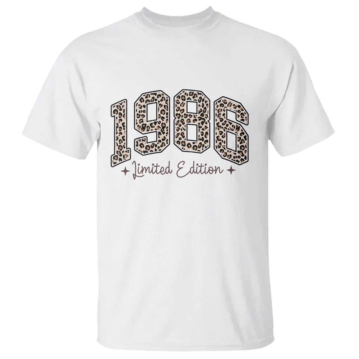 1986 Retro Birthday T Shirt 40 Year Old Leopard 40th Birthday Gifts For Women