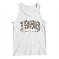 1986 Retro Birthday Tank Top 40 Year Old Leopard 40th Birthday Gifts For Women