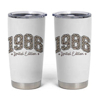 1986 Retro Birthday Tumbler Cup 40 Year Old Leopard 40th Birthday Gifts For Women