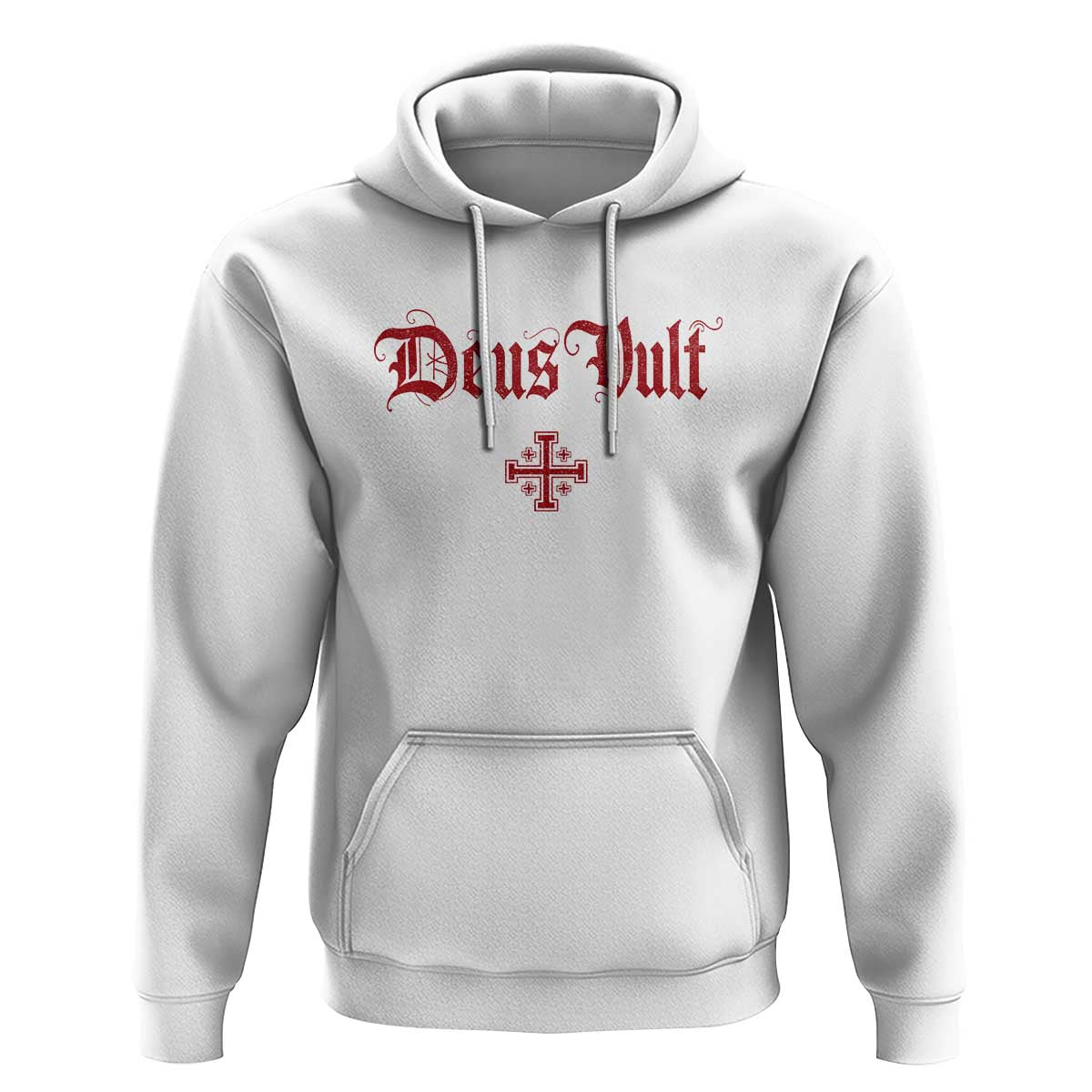 Catholic Knights Templar Cross Hoodie Crusader Deus Vult