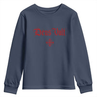 Catholic Knights Templar Cross Youth Sweatshirt Crusader Deus Vult