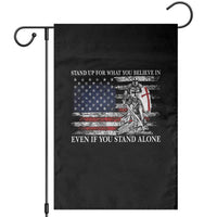 Catholic Knight Templar Garden Flag American Flag Crusader Cross