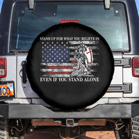 Catholic Knight Templar Spare Tire Cover American Flag Crusader Cross