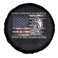 Catholic Knight Templar Spare Tire Cover American Flag Crusader Cross