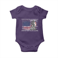Catholic Knight Templar Baby Onesie American Flag Crusader Cross