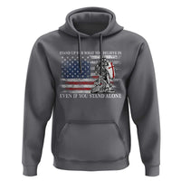 Catholic Knight Templar Hoodie American Flag Crusader Cross