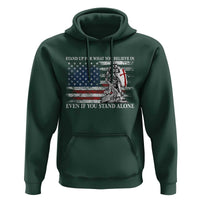 Catholic Knight Templar Hoodie American Flag Crusader Cross