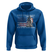 Catholic Knight Templar Hoodie American Flag Crusader Cross