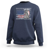 Catholic Knight Templar Sweatshirt American Flag Crusader Cross