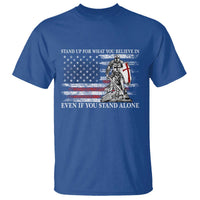 Catholic Knight Templar T Shirt American Flag Crusader Cross