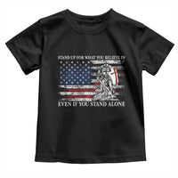 Catholic Knight Templar Toddler T Shirt American Flag Crusader Cross