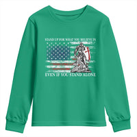 Catholic Knight Templar Youth Sweatshirt American Flag Crusader Cross