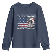 Catholic Knight Templar Youth Sweatshirt American Flag Crusader Cross