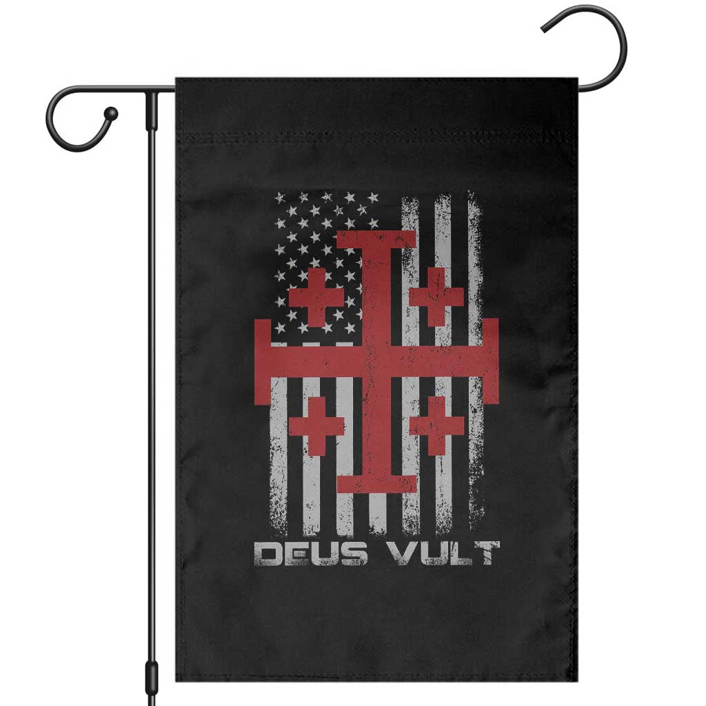 Catholic Knight Templar Crusader Cross Garden Flag Knight Templar Patriotic American Flag