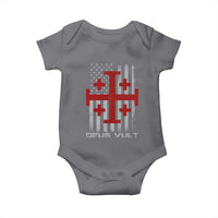 Catholic Knight Templar Crusader Cross Baby Onesie Knight Templar Patriotic American Flag
