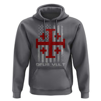 Catholic Knight Templar Crusader Cross Hoodie Knight Templar Patriotic American Flag
