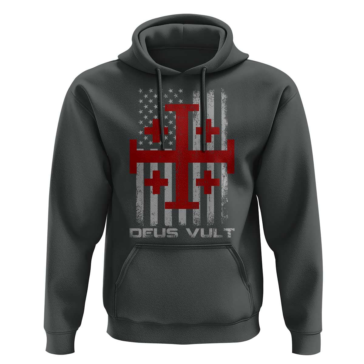 Catholic Knight Templar Crusader Cross Hoodie Knight Templar Patriotic American Flag