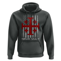 Catholic Knight Templar Crusader Cross Hoodie Knight Templar Patriotic American Flag